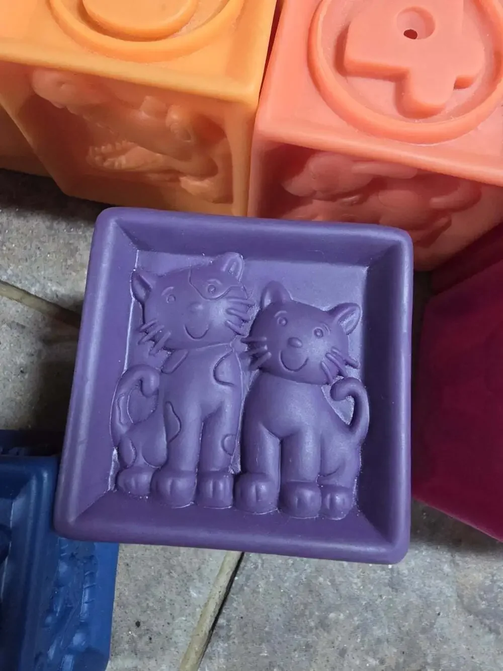 B Surprised B You Soft Squeezable Blocks Set of 10 Toddler Alphabet